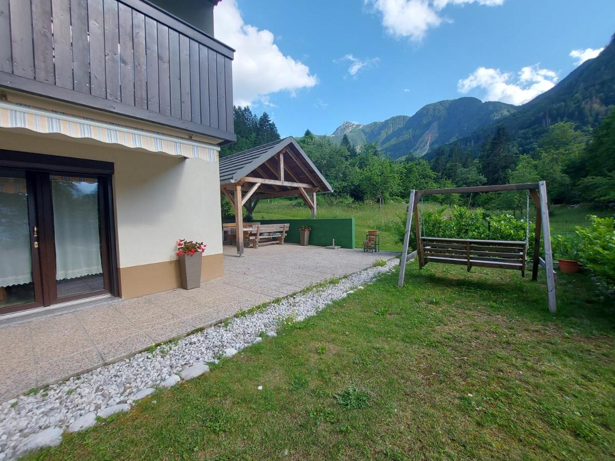Apartmaji Katrc Soča Dış mekan fotoğraf