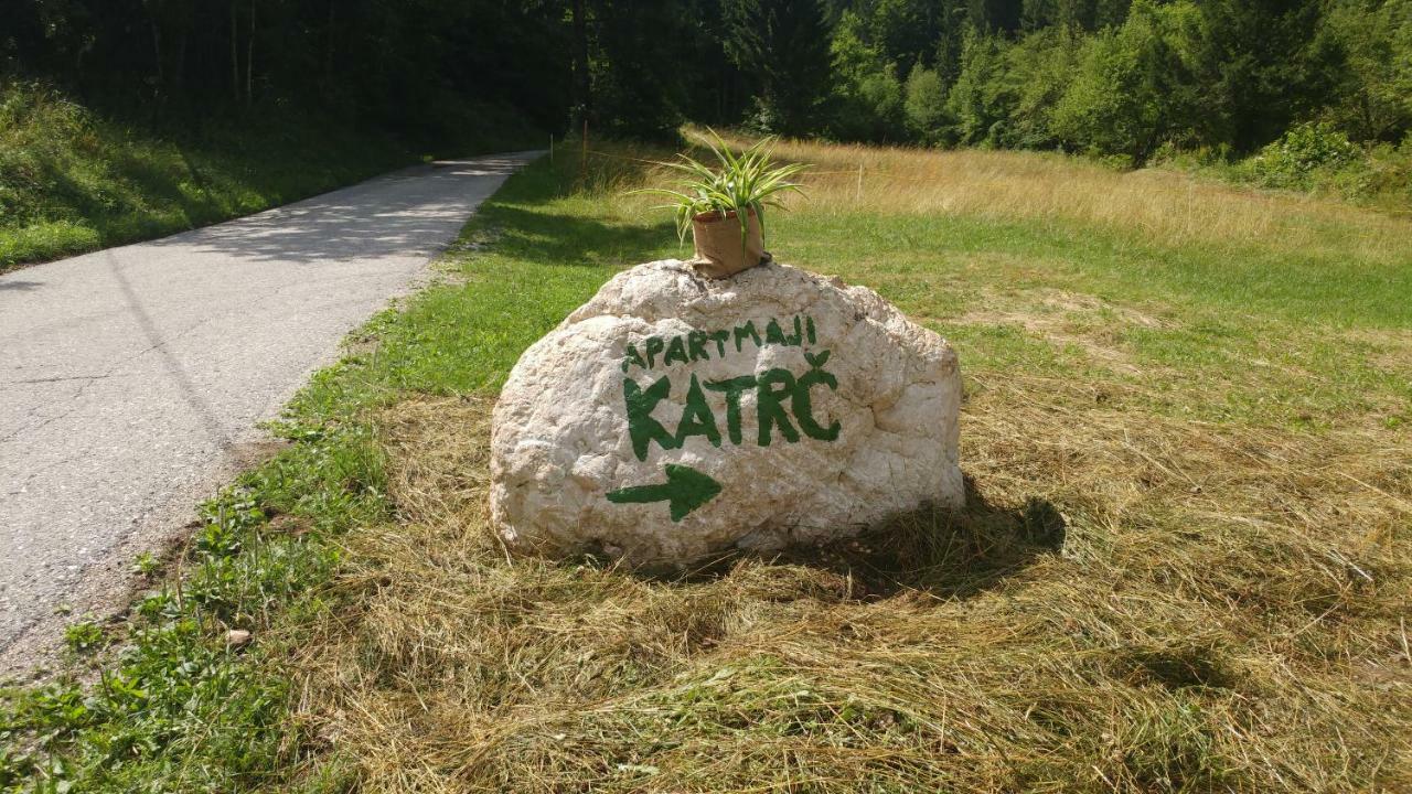 Apartmaji Katrc Soča Dış mekan fotoğraf